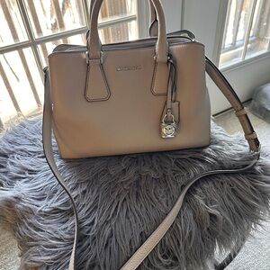 Michael Kors Tan Leather Satchel